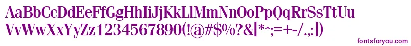 SimeizlightBold Font – Purple Fonts on White Background