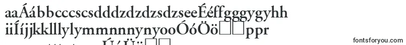 Шрифт GaramondsskBold – венгерские шрифты