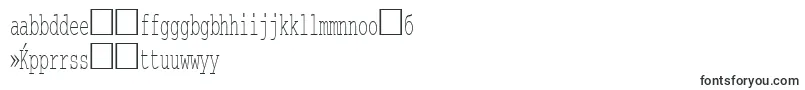 Courierctt50-Schriftart – yoruba Schriften