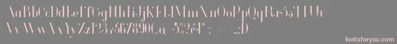 Más sobre la fuente GlamorLightCondensed fuente GlamorLightCondensed – Fuentes Rosadas Sobre Fondo Gris