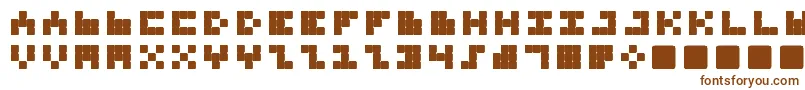 TrioNonaToneフォントについての詳細 フォントTrioNonaTone – 白い背景に茶色のフォント
