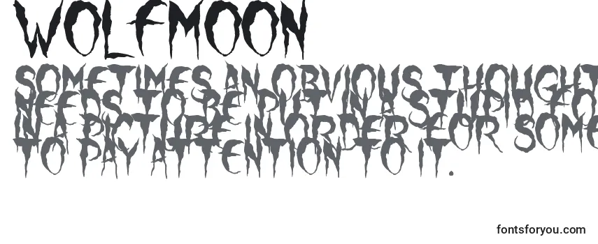 Шрифт WolfMoon