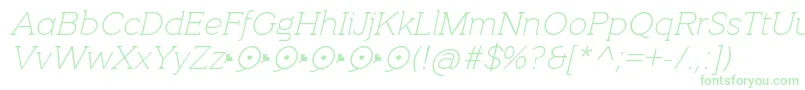 QuotusThinItalic Font – Green Fonts