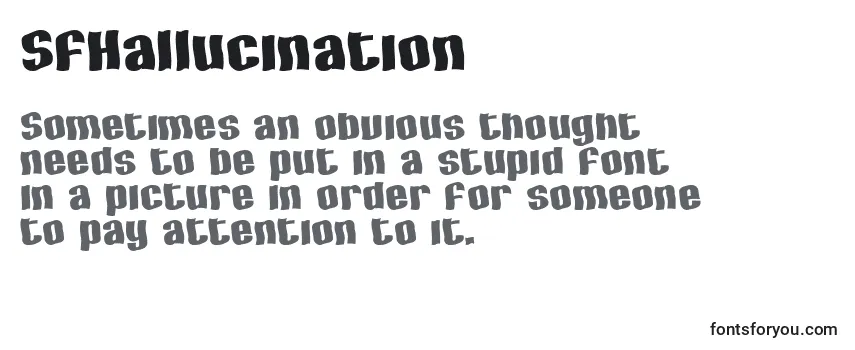 SfHallucination Font