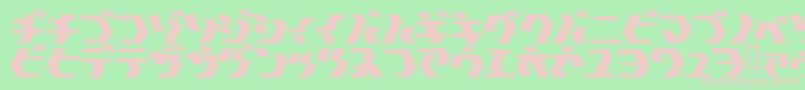 Tokyosquare Font – Pink Fonts on Green Background