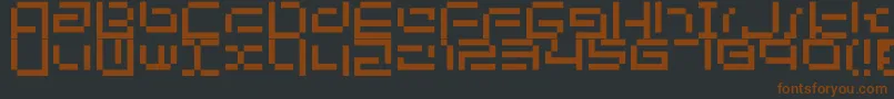Подробнее о шрифте Bit03 Шрифт Bit03 – коричневые шрифты на чёрном фоне