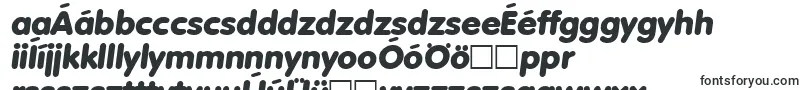 VolkswagenExtraboldita-Schriftart – ungarische Schriften