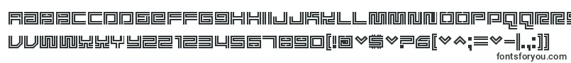 Supreme-fontti – neliönmuotoiset fontit
