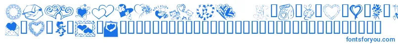 KrKatsGotANewValentine Font – Blue Fonts