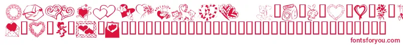 KrKatsGotANewValentine Font – Red Fonts