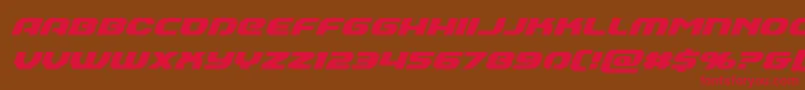 Annapolissuperital Font – Red Fonts on Brown Background