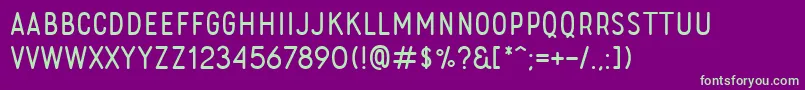 RoladeFree Font – Green Fonts on Purple Background