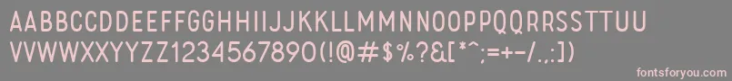 RoladeFree Font – Pink Fonts on Gray Background