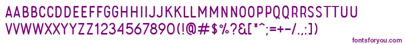 RoladeFree Font – Purple Fonts on White Background
