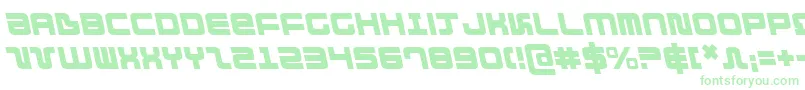 フォントDirektorLeftalic – 白い背景に緑のフォント