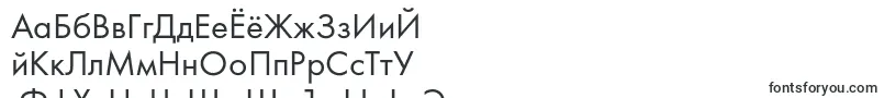 Futurabookc-fontti – venäjän fontit