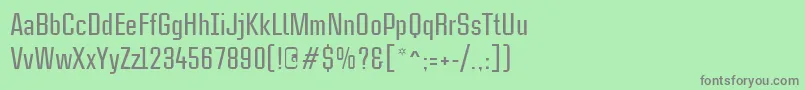 CasestudynooneLtMedium Font – Gray Fonts on Green Background