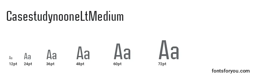 Размеры шрифта CasestudynooneLtMedium