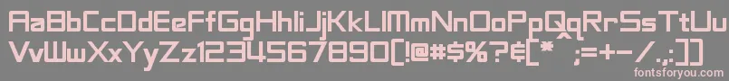LabeoufBold Font – Pink Fonts on Gray Background