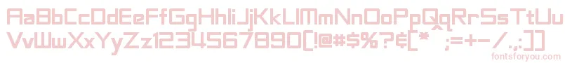 LabeoufBold Font – Pink Fonts on White Background