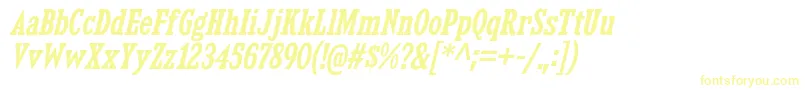 KingsbridgeCdSbIt Font – Yellow Fonts