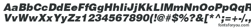 Шрифт HelveticaLtBlackOblique – шрифты для КОМПАС-3D