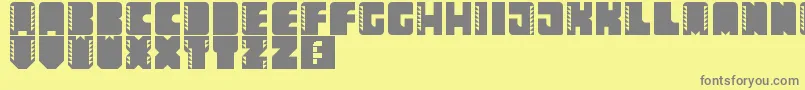 ComeCallado Font – Gray Fonts on Yellow Background