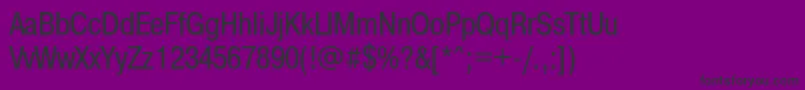 Pragmaticacondett Font – Black Fonts on Purple Background