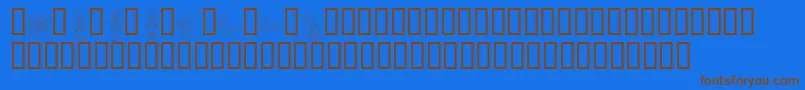 More about KrEasterDings Font KrEasterDings Font – Brown Fonts on Blue Background