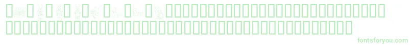 フォントKrEasterDings – 緑のフォント