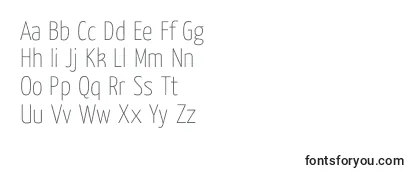 Обзор шрифта YanoneKaffeesatzThin