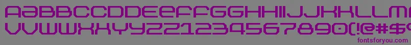 Outland Font – Purple Fonts on Gray Background