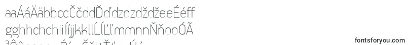 Fonte PfhandbookproExtrathin – fontes eslovacas