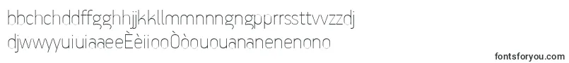 Czcionka PfhandbookproExtrathin – kreolskie czcionki