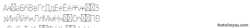 フォントPfhandbookproExtrathin – タタール文字