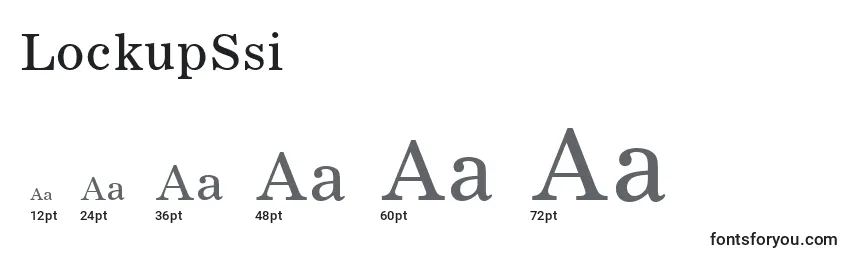 LockupSsi Font Sizes