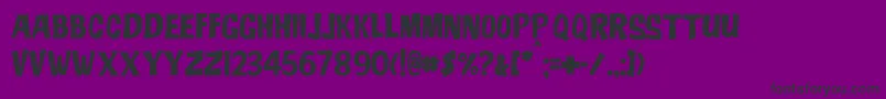 Weitere Informationen zur JmhAdo-Schriftart JmhAdo-Schriftart – Schwarze Schriften auf violettem Hintergrund