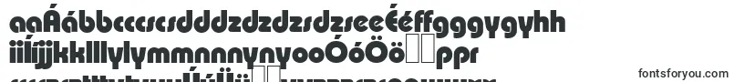 Шрифт ExpressaserialHeavyRegular – венгерские шрифты