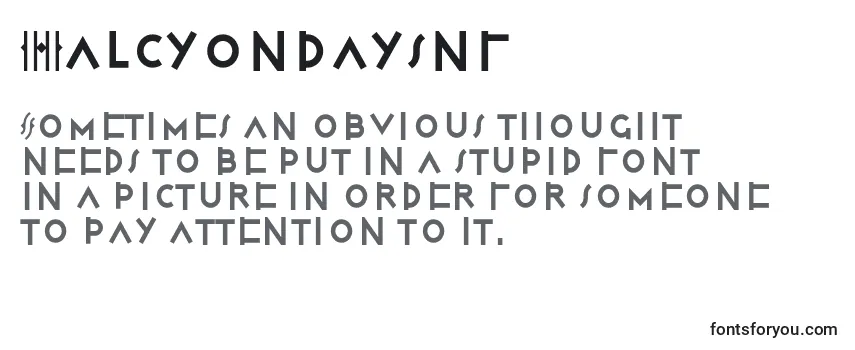 Halcyondaysnf Font