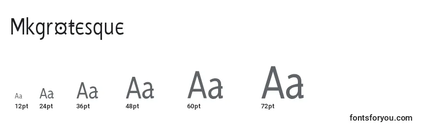 Mkgrotesque Font Sizes