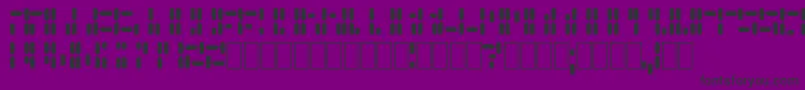 GenePool Font – Black Fonts on Purple Background