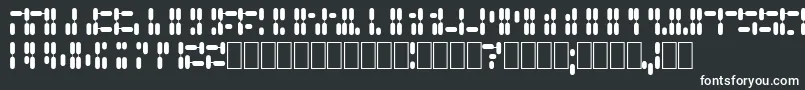 GenePool-fontti – valkoiset fontit mustalla taustalla
