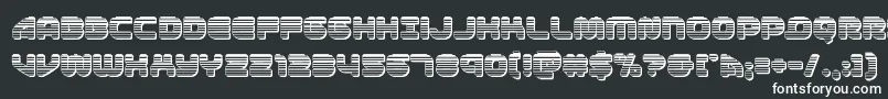 Шрифт 1stenterpriseschrome – белые шрифты