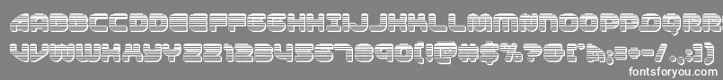 フォント1stenterpriseschrome – 灰色の背景に白い文字