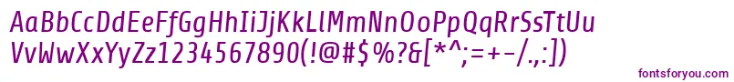 fuente ShareItalic – Fuentes Moradas