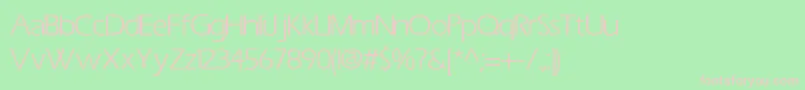ErasNormal-Schriftart – Rosa Schriften auf grünem Hintergrund