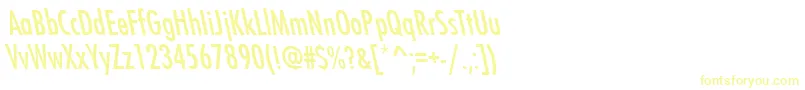 FuturistleftycondensedRegular Font – Yellow Fonts