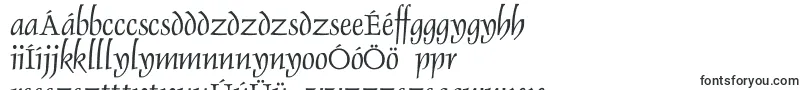 Шрифт DauphinNormal – венгерские шрифты