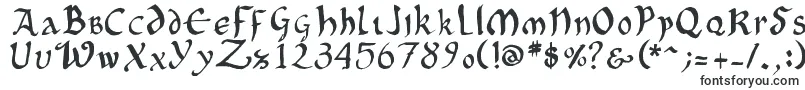 Шрифт OncialePhf – эльфийские шрифты