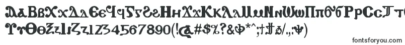 Шрифт CopticEyesCopticLetters – шрифты, поддерживающие различные языки